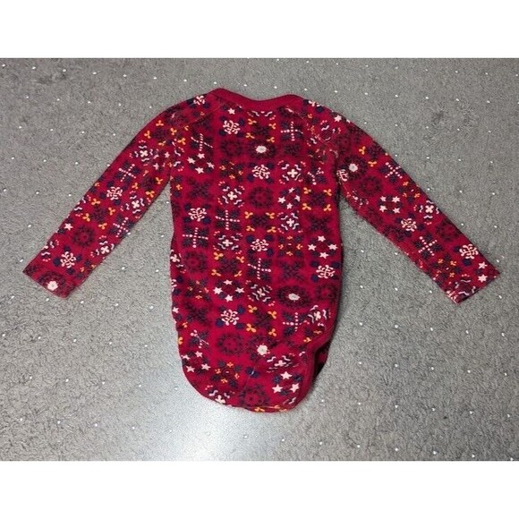 Lot of 3 Winter Hanna Andersson zip sleepers/ L/S Bodysuit 18-24 months 80cm - Picture 10 of 10